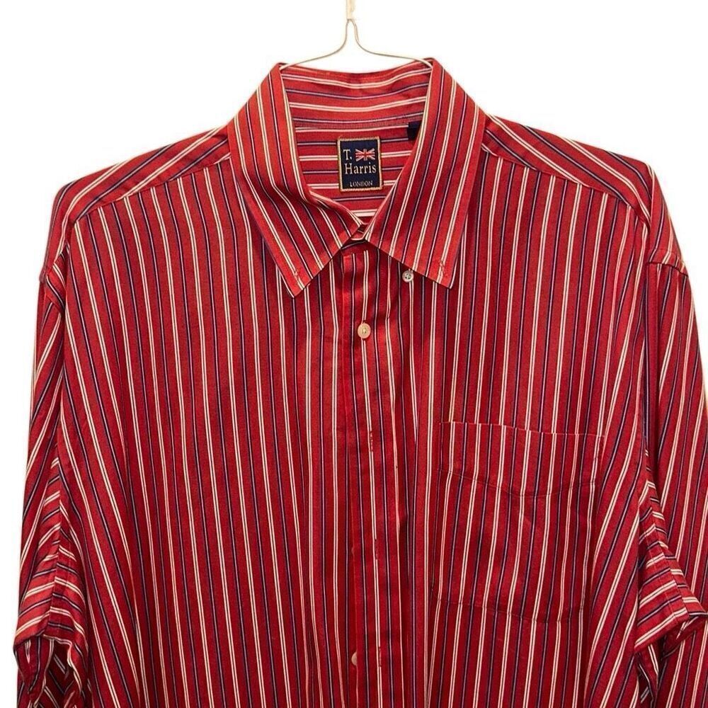 T. Harris London Cotton Long Sleeve Shirt XXL